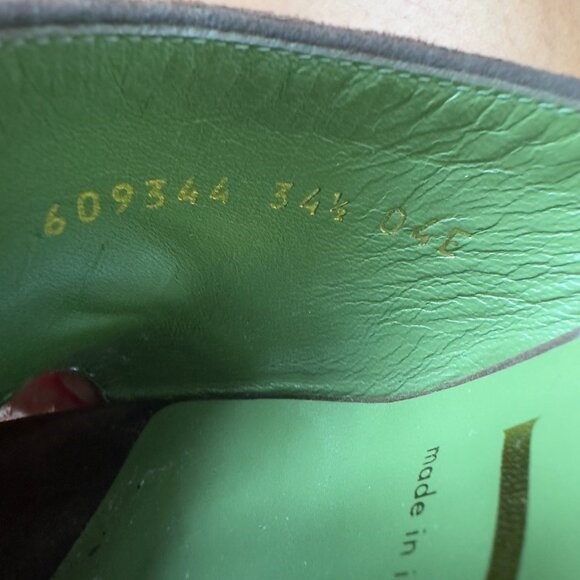 Gucci Houdan Platform Heel in Canvas & Suede - Picture 7 of 7